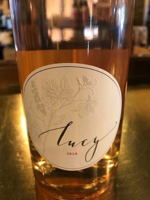 a bottle of Lucy Rose