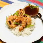 Chipotle Pan Roasted Shrimp over Rice