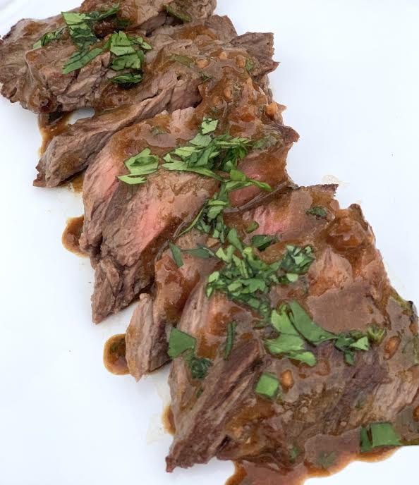 Pan Seared Skirt Steak