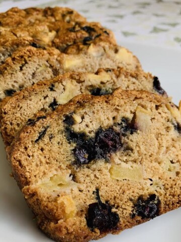 Blueberry Apple Quick Bread