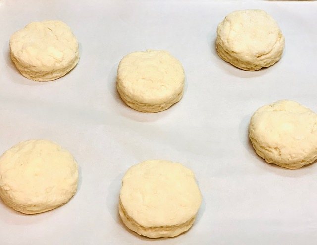 Biscuits ready to bake