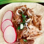 Carnitas Taco with scallions