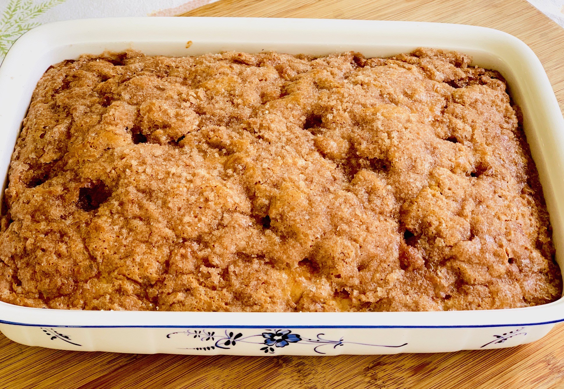 Cinnamon Coffee Cake with Apples The Art of Food and Wine