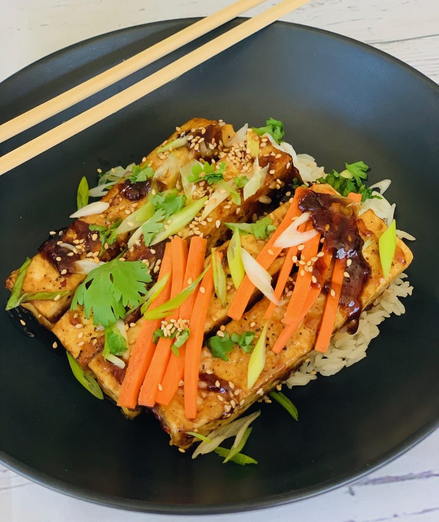 Tofu Sesame Rice Bowl