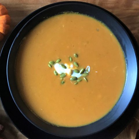 Spicy Pumpkin Soup (just one pan) - The Art of Food and Wine