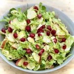 Brussel Sprout, Apple, and Pomegranate Salad