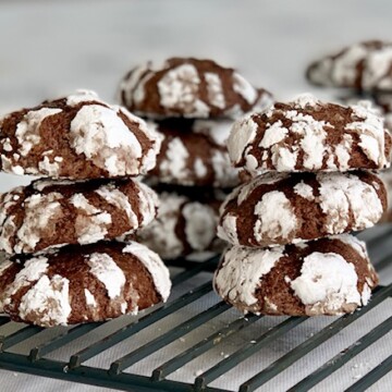 Chocolate Crinkle Cookies - The Art of Food and Wine
