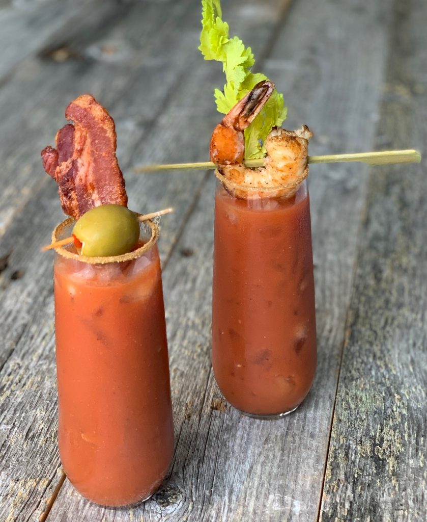 Bloody Mary Recipe Glasses