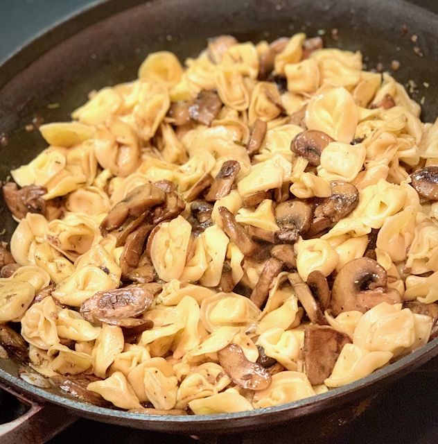 Mushrooms and Tortellini