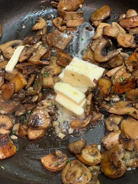 Mushrooms, Rosemary, and Butter