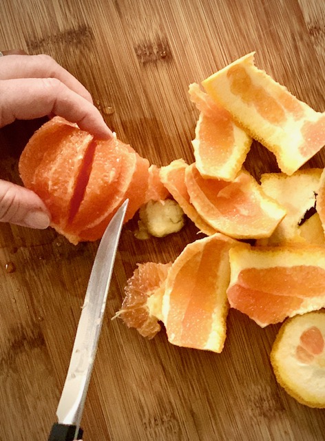 Slices orange supremes