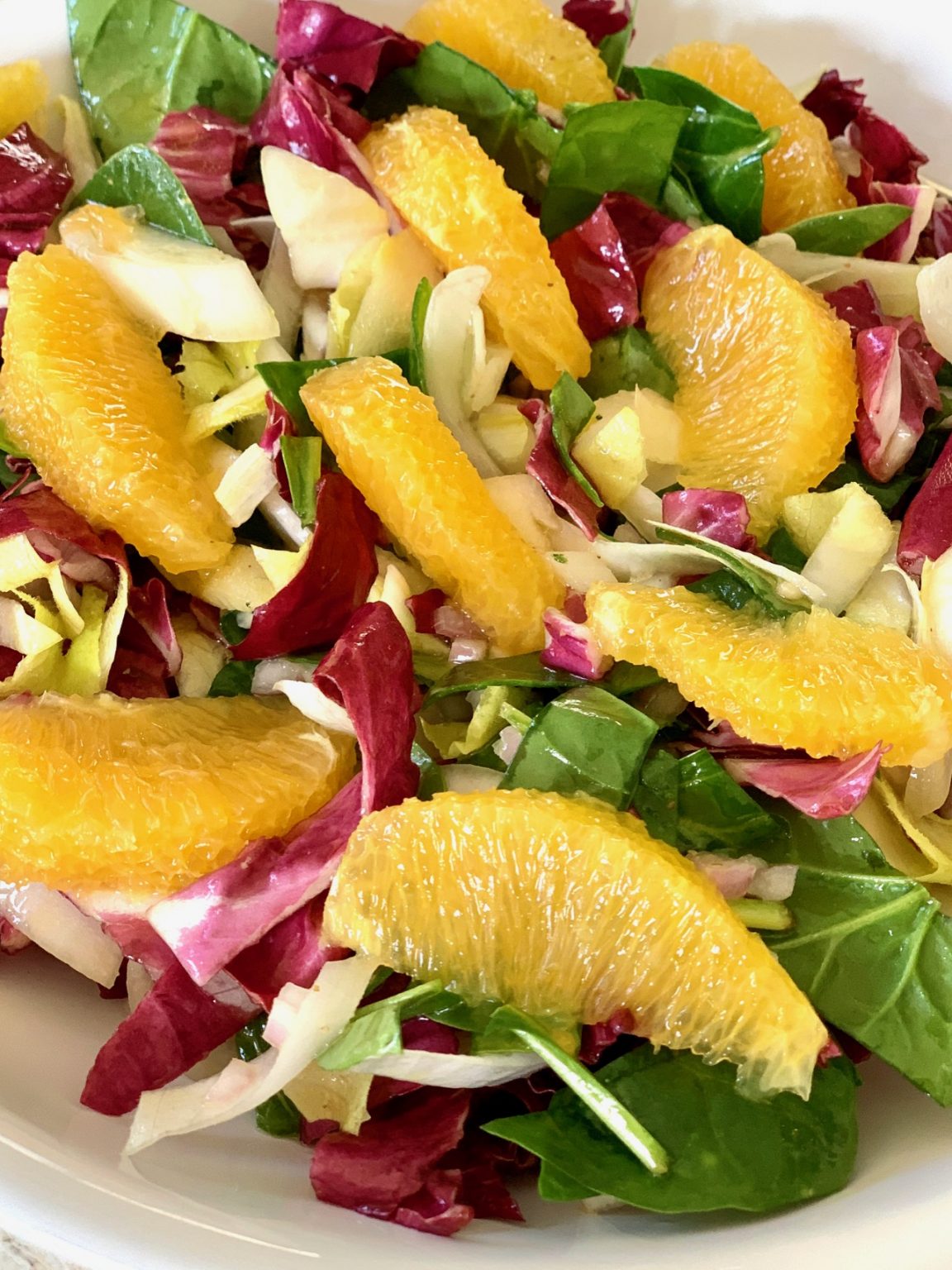 Tricolore Salad with Oranges The Art of Food and Wine
