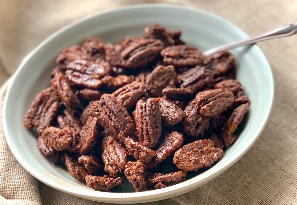 Spiced Candied Pecans