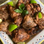 Jerk Chicken Platter with limes