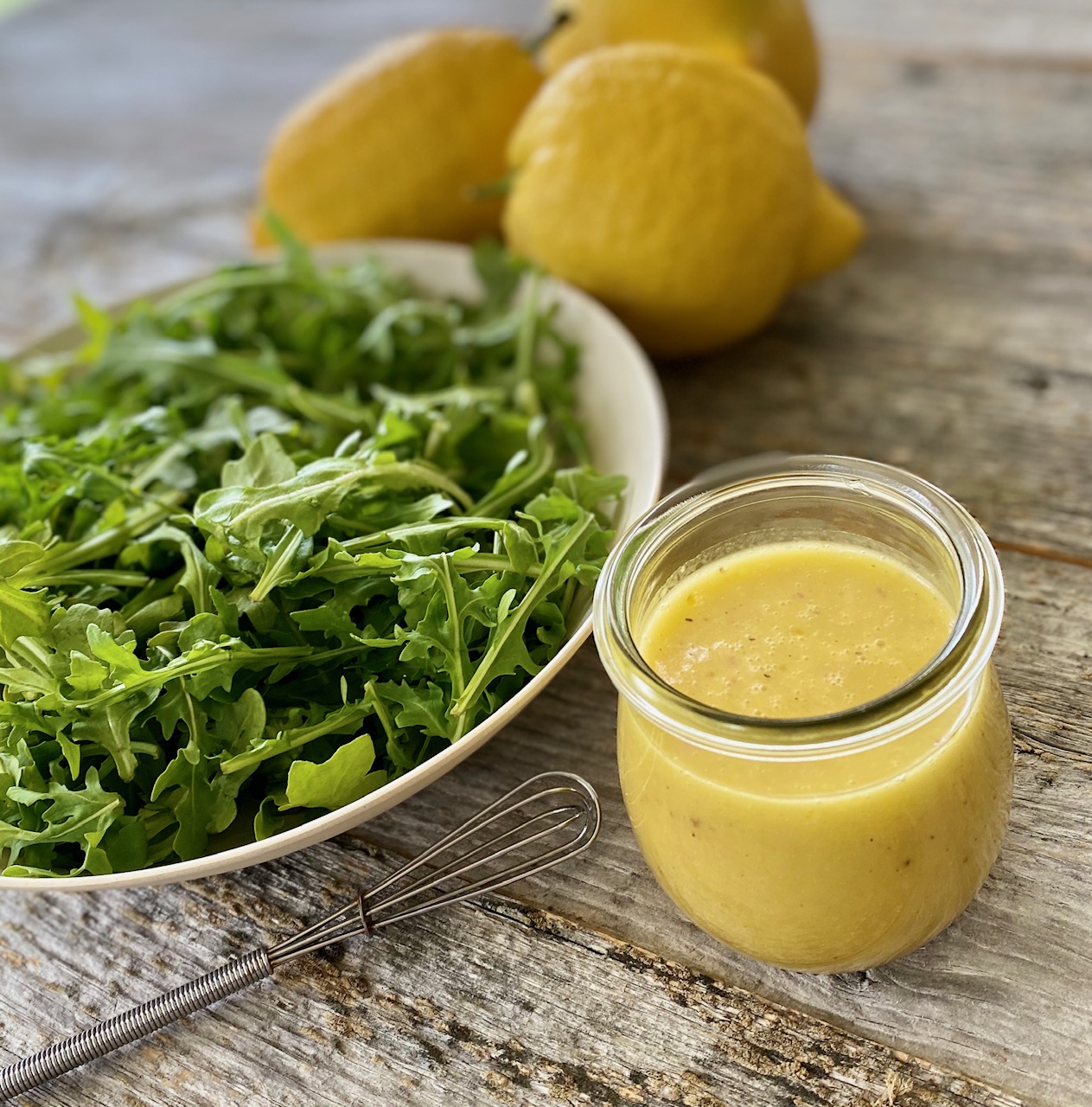 Easy Zesty Lemon Vinaigrette for any Salad