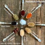 Potlatch Seasoning Ingredients on spoons