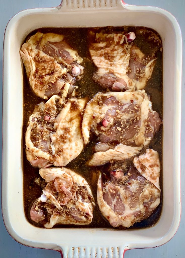 Marinating Asian Chicken Thighs