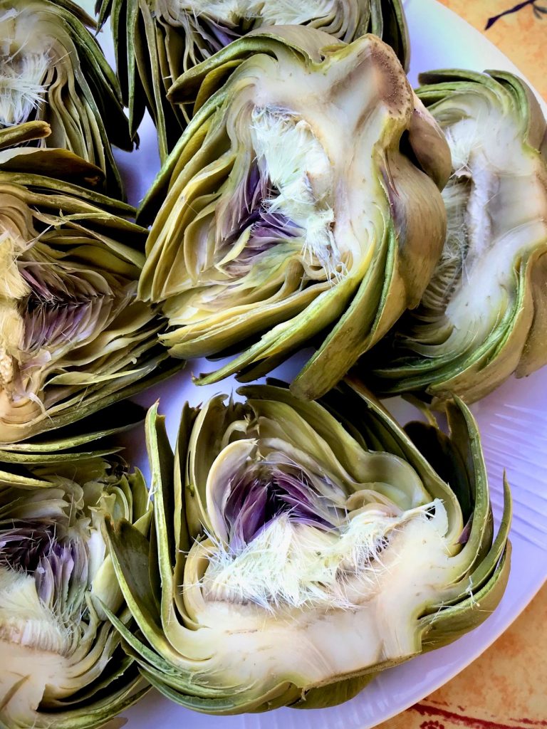 Artichoke halves