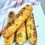 3 ears Grilled Corn with Sweet Chili Sauce