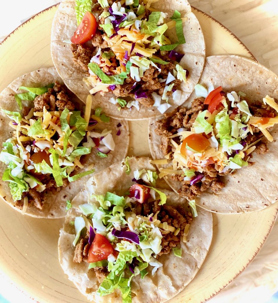 4 Soft Shell Turkey Tacos