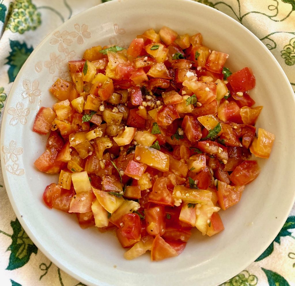 tomato topping for bruschetta