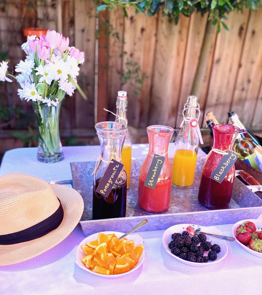 Easy Mimosa Bar Set-Up - Aleka's Get-Together