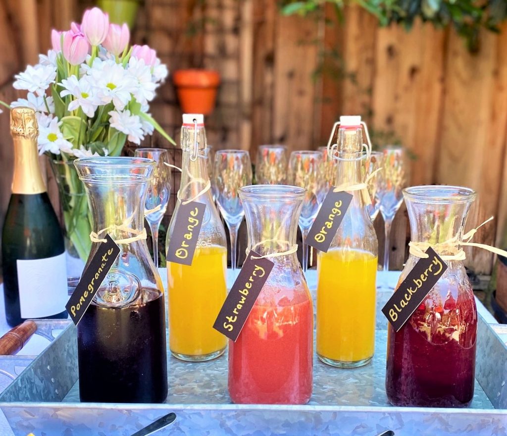 How to Set Up a Mimosa Bar