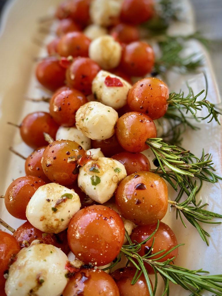 Mini Caprese Skewers