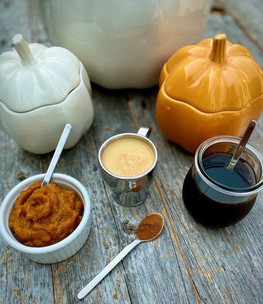 Pumpkin latte ingredients