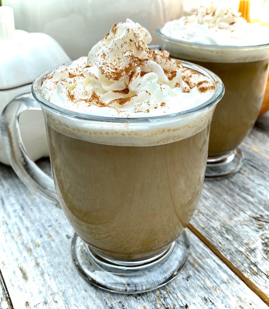 One pumpkin latte 