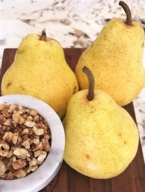 Bartlett Pears and Walnuts