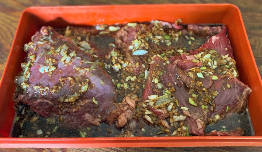 Marinating Bulgogi