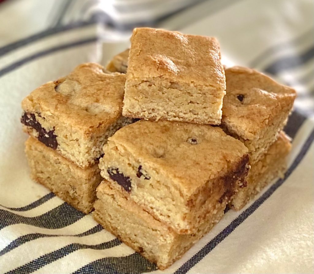 blondie bars stacked on each other