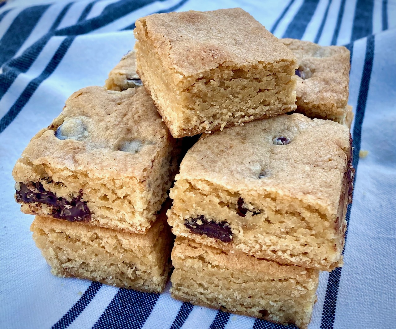 Chocolate Chip Blondies Recipe - The Art of Food and Wine