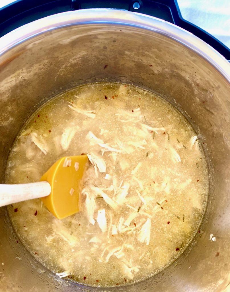 Lemon Chicken soup in Instant Pot