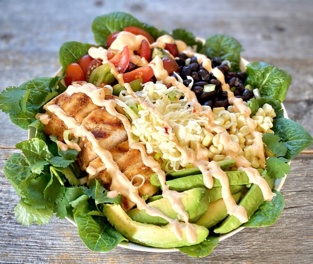 Chicken Salad with Southwest Chipotle Dressing