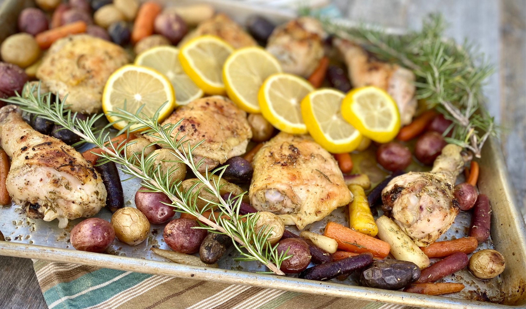 Sheet Pan Lemon Chicken and Potatoes-image