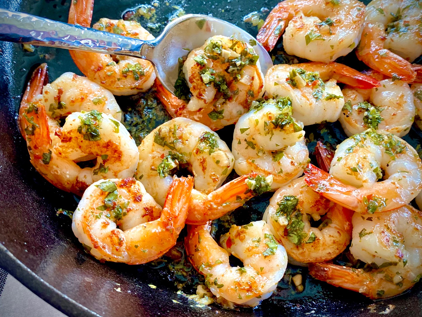 Jumbo Shrimp with Chimichurri – A Couple Cooks