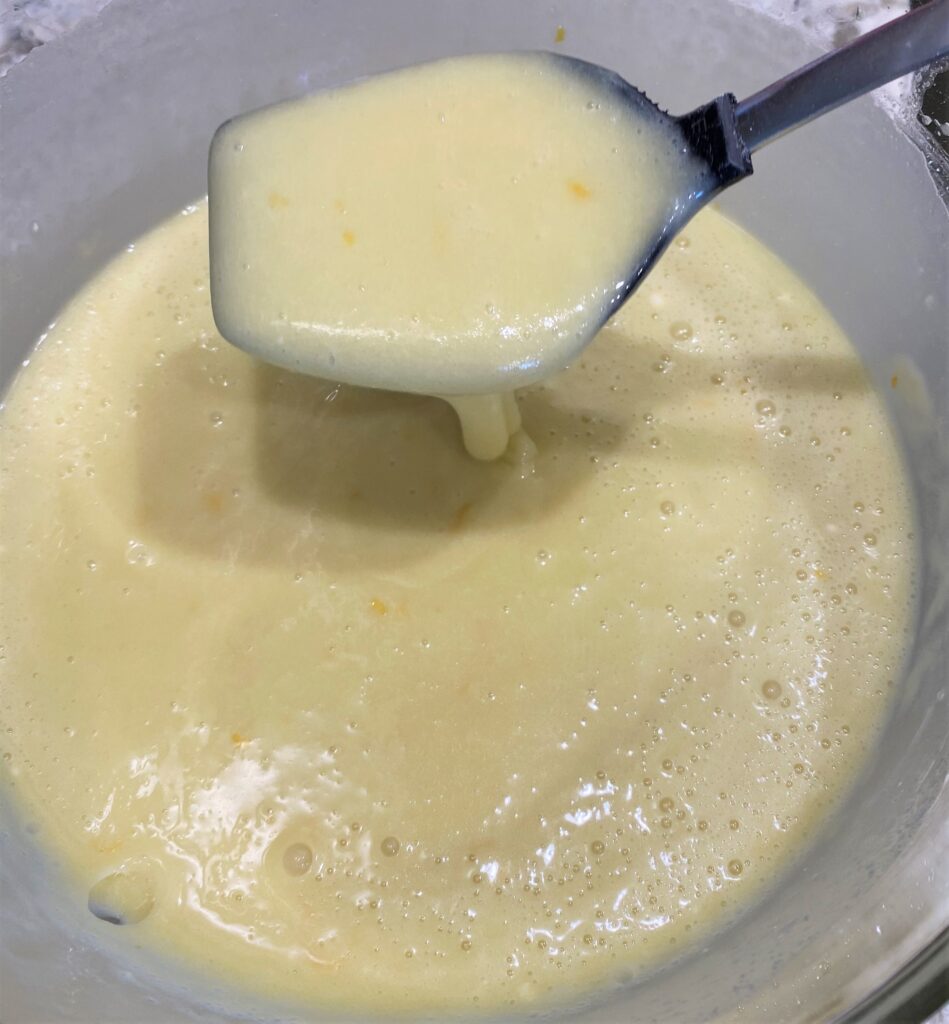 Consistency of cake batter