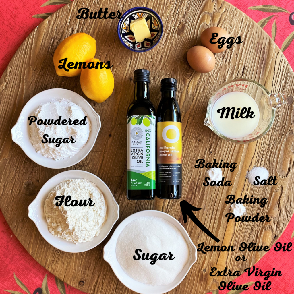 Lemon Cake Ingredients