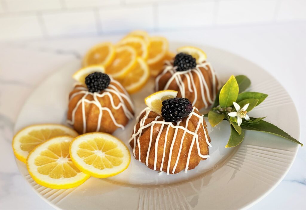 Lemon Olive Oil Cakes