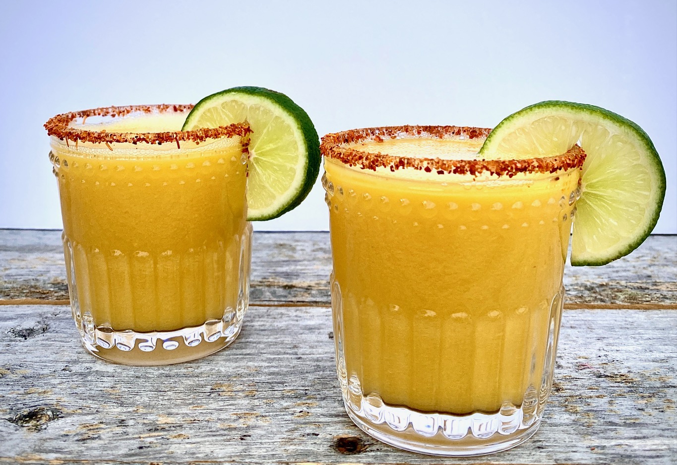 Spicy Mango Margaritas with Chili Lime • The Art of Food and Wine