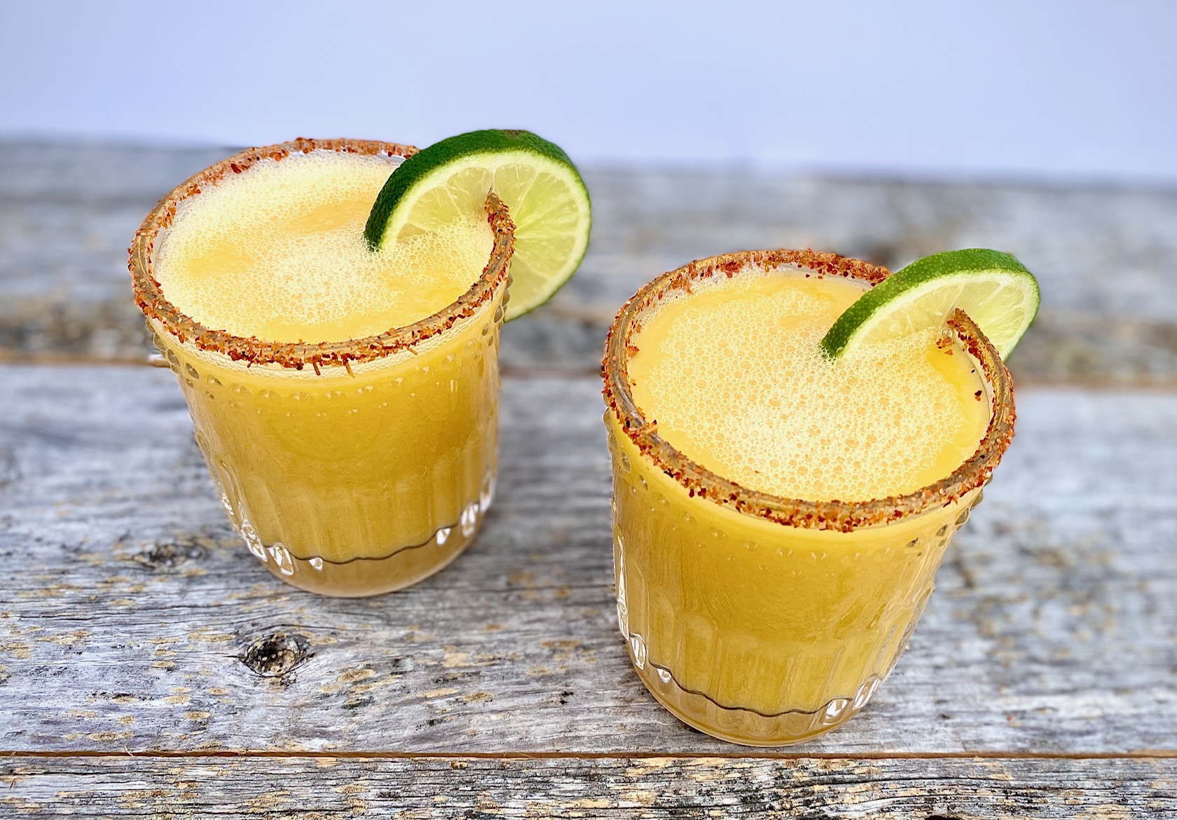 Spicy Mango Margaritas with chili lime -The Art of Food and Wine