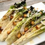 Grilled Caesar Salad on a white platter