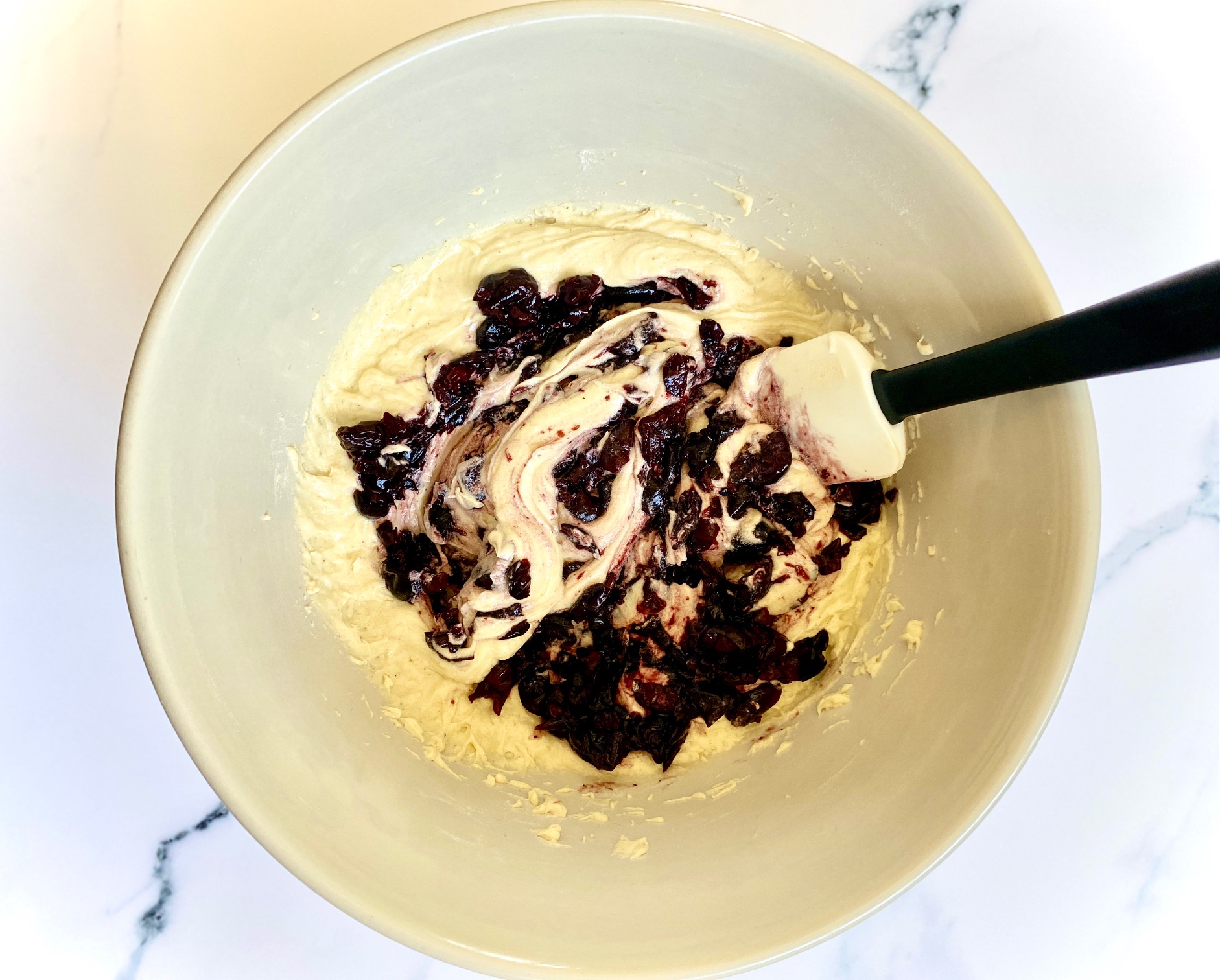 Fresh Cherry Muffins with Almonds - The Art of Food and Wine