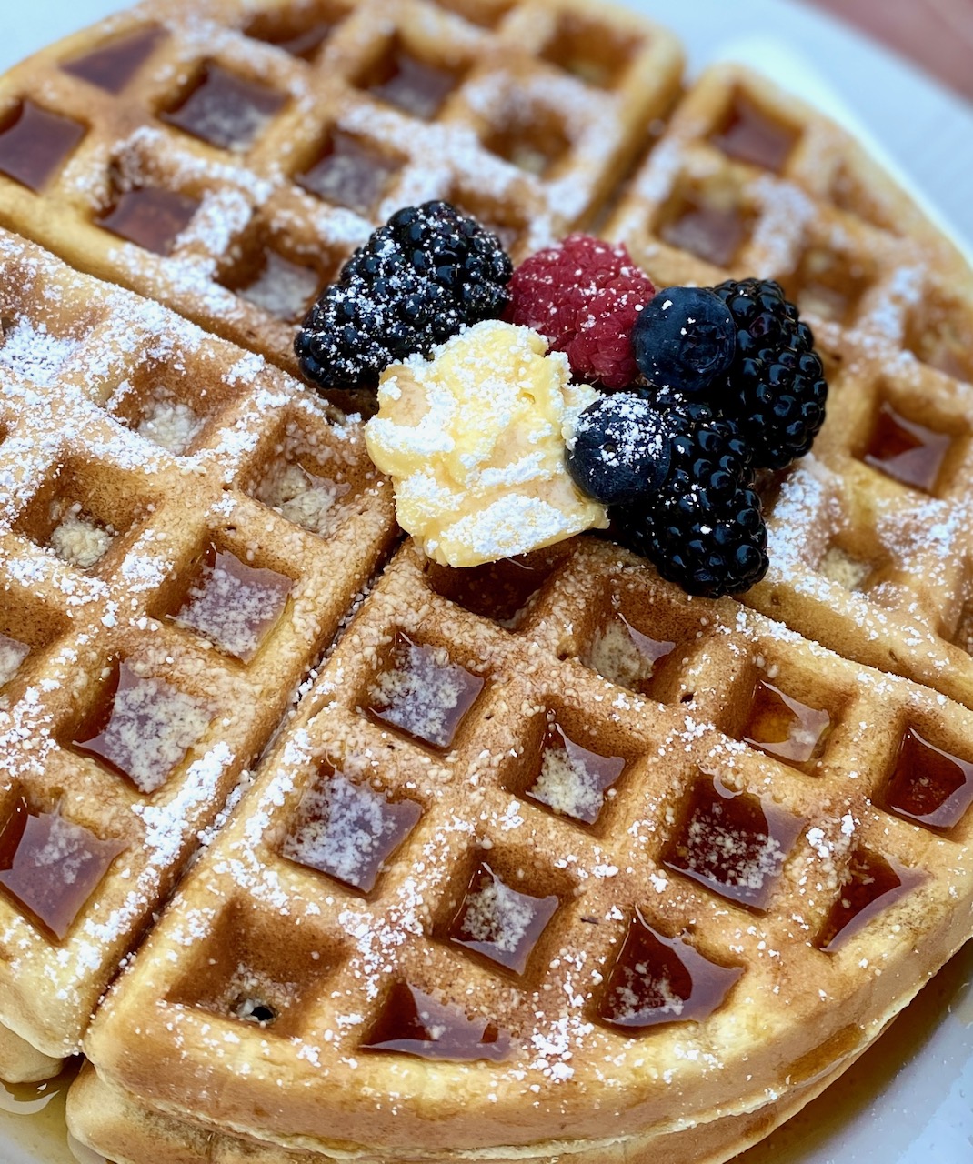 belgian waffles in regular waffle iron
