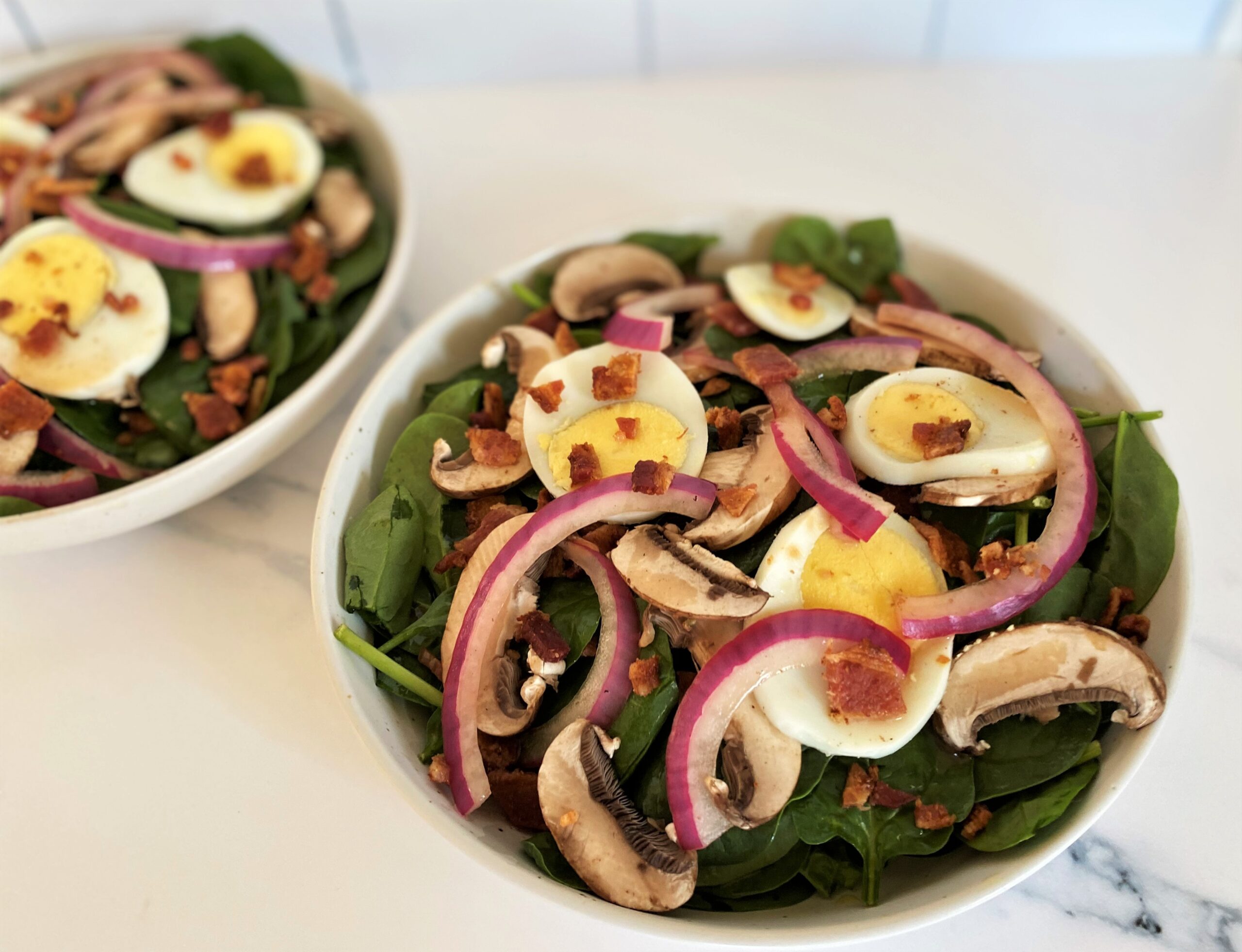 Warm Spinach Salad