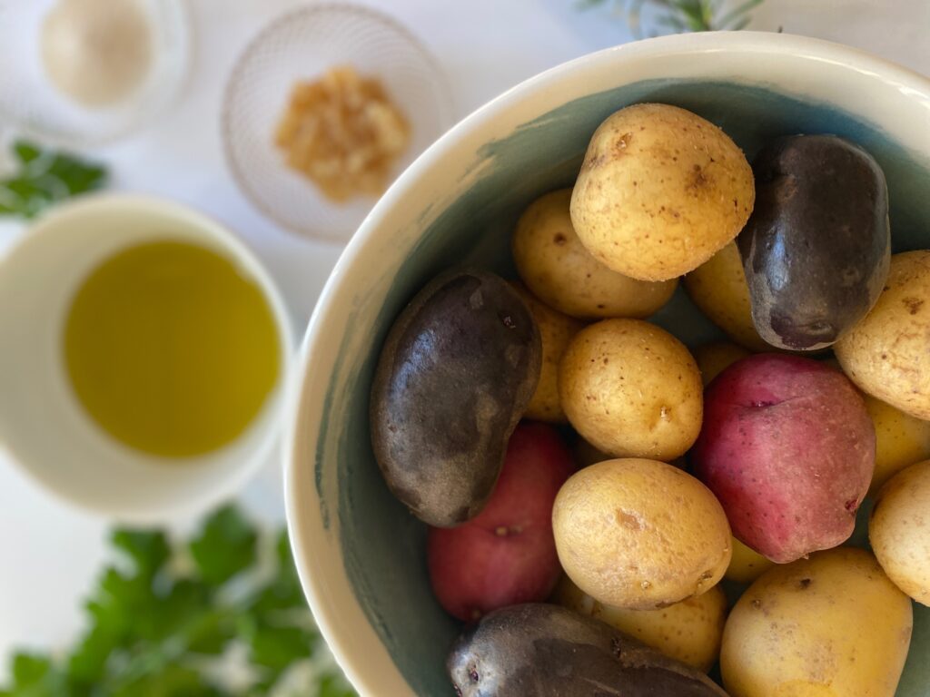 small potatoes in a bowl