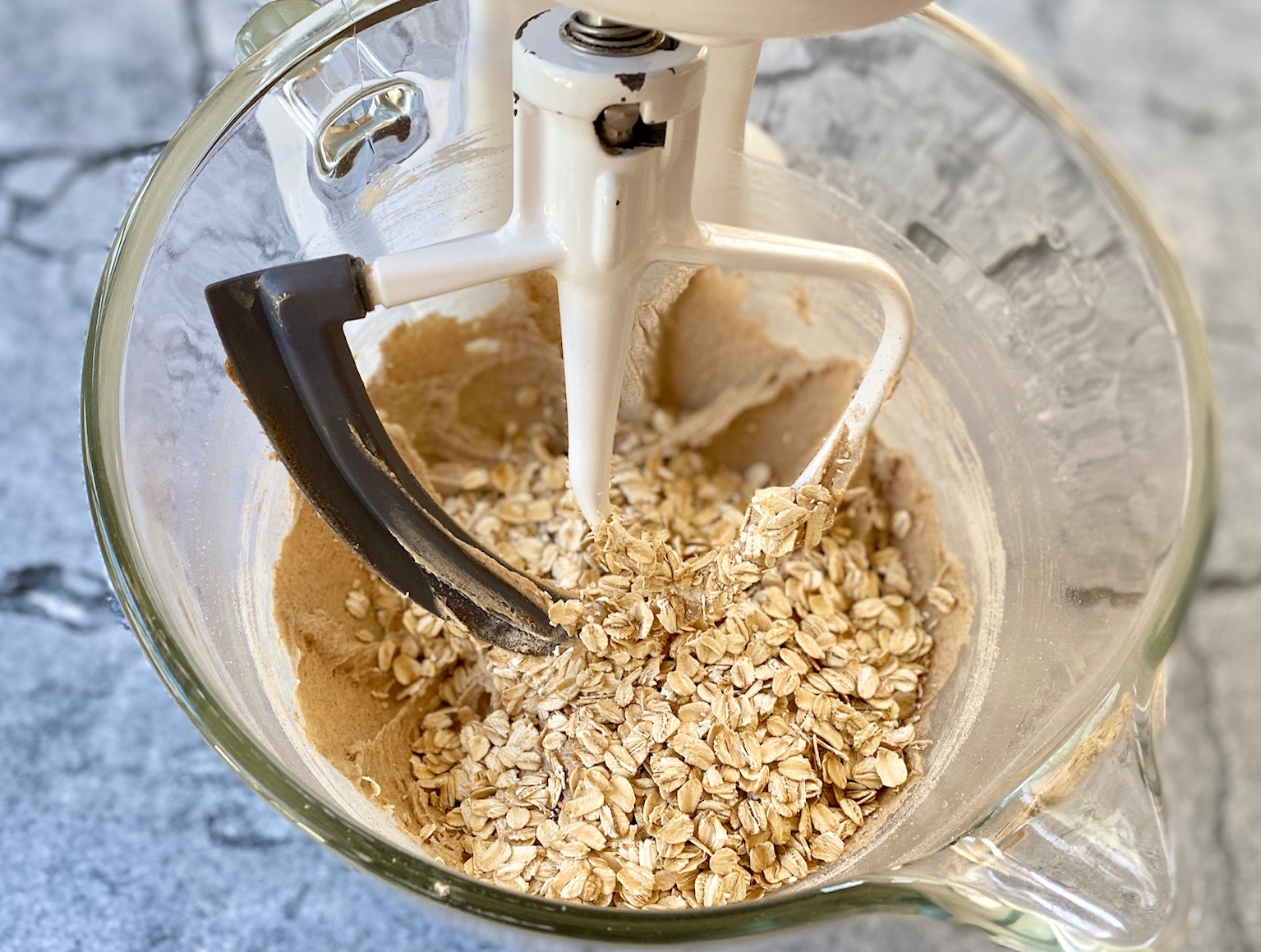 batter with oatmeal