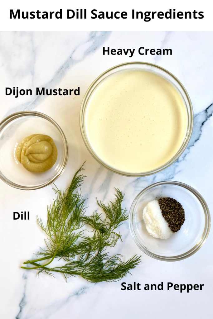 Mustard Dill Sauce Ingredients